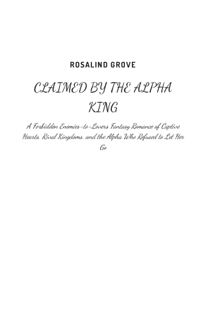 Cover of CLAIMED BY THE ALPHA KING